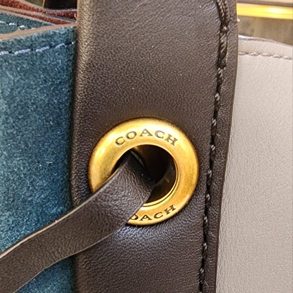 Coach Harmony Colorblock Hobo Handbag - Picture 3 of 16